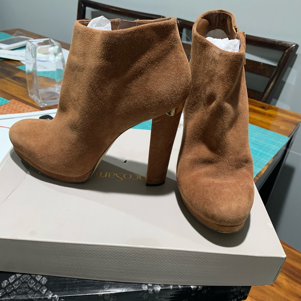 Suede booties